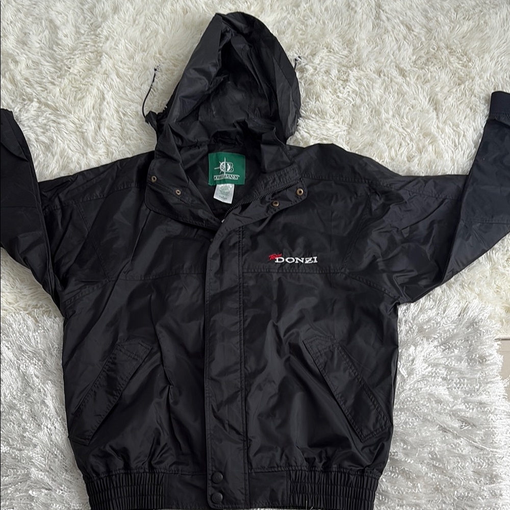 Black Hooded Jacket for Men